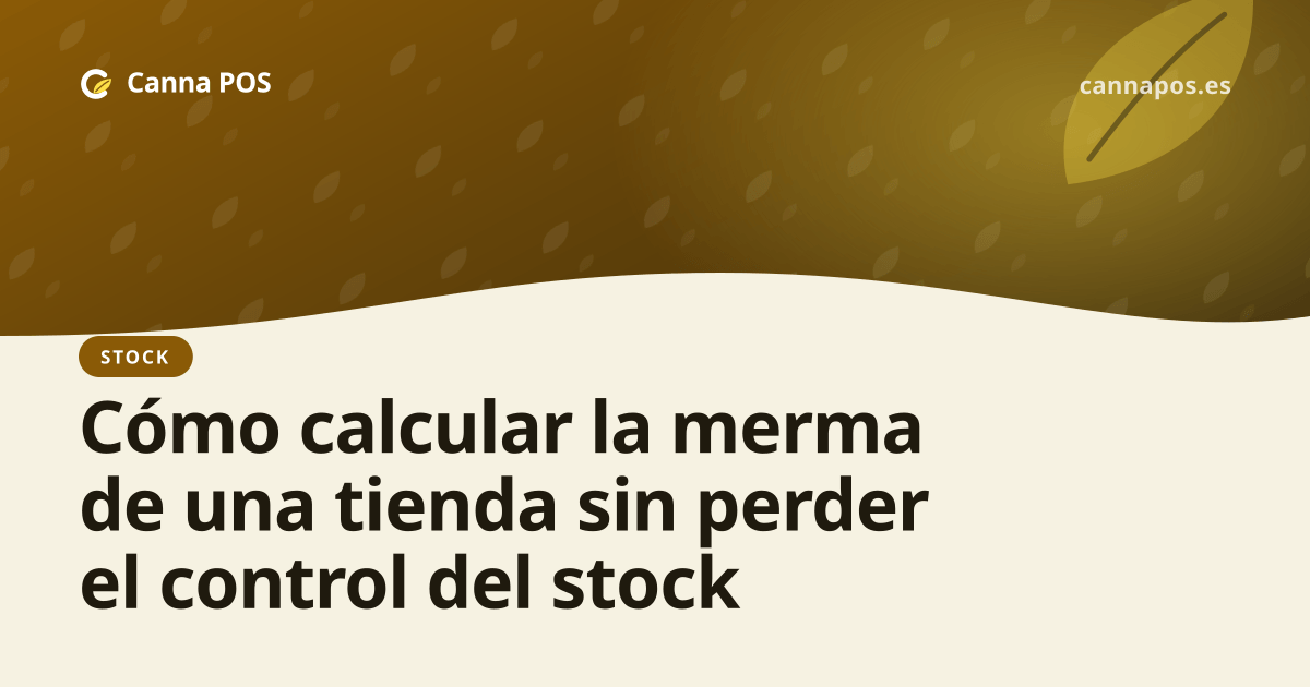 Empleado de una tienda de CBD contando productos y comparando el inventario físico con el stock del TPV