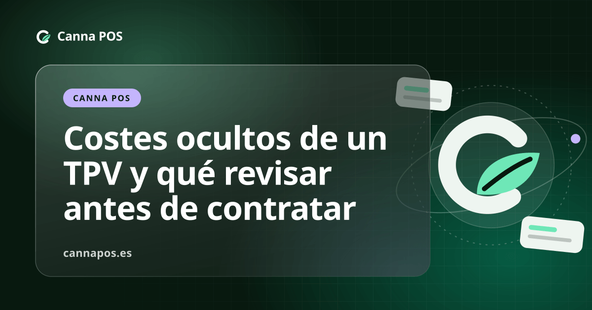 Mostrador de una tienda con ordenador, impresora de tickets y cajón portamonedas para revisar el coste de un TPV