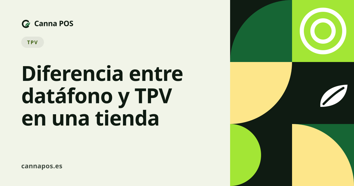 Mostrador de una tienda con un datáfono junto a la pantalla de un TPV de gestión.
