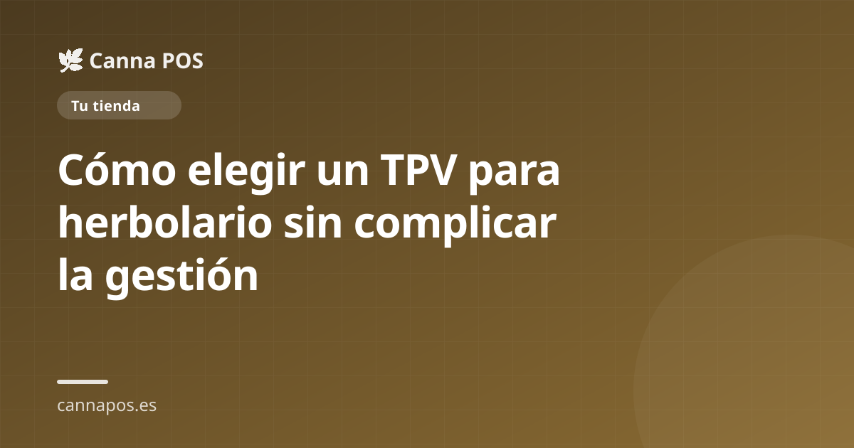 Herbolario con una empleada utilizando un TPV junto a productos en distintos formatos.