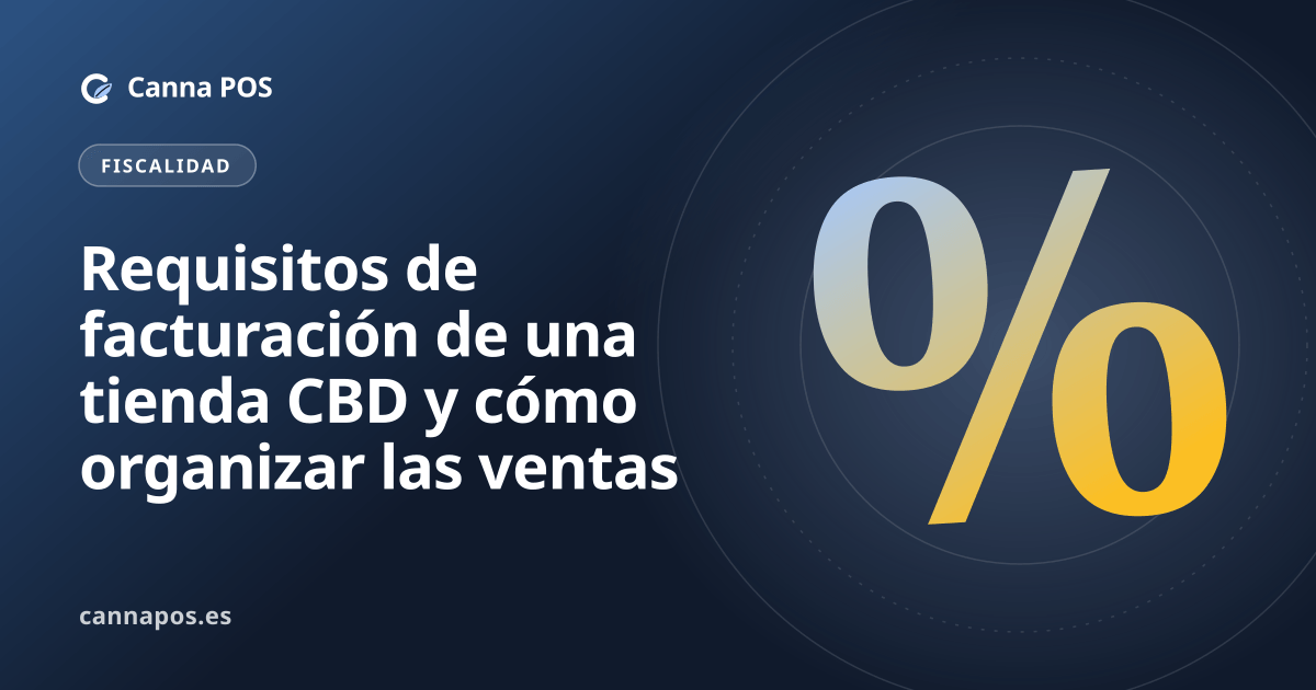 Comerciante revisando los tickets, las facturas y el cierre de caja de una tienda CBD.